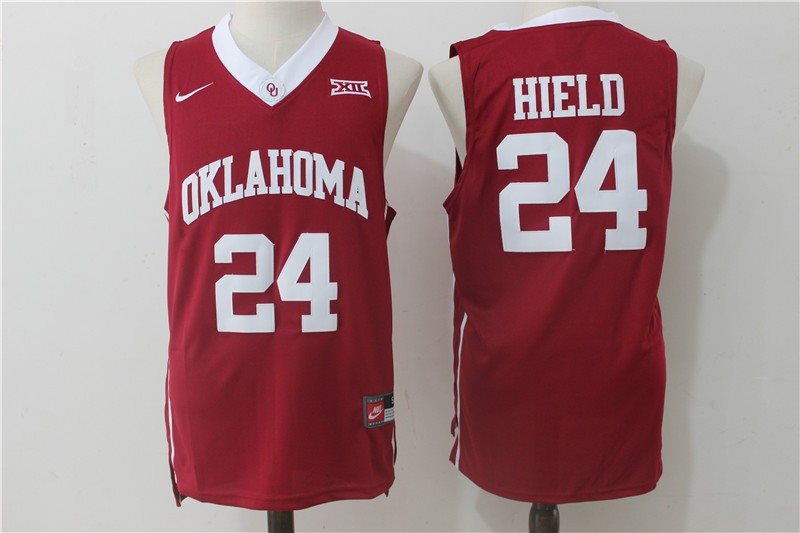 NCAA Oklahoma Sooners 24 Buddy Hield Red Basketball Men Jersey