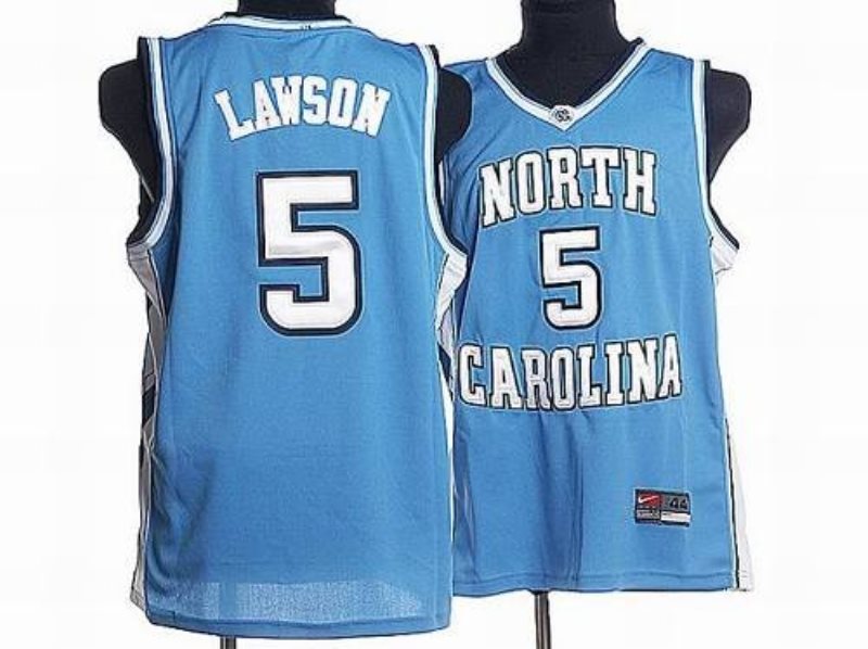 NCAA North Carolina Tar Heels 5 Ty Lawson Blue Men Jersey