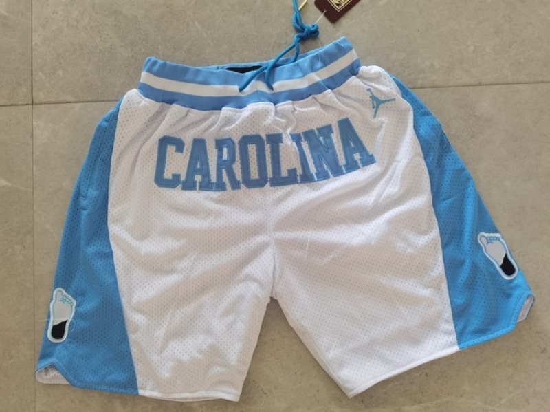 NCAA North Carolina White Shorts