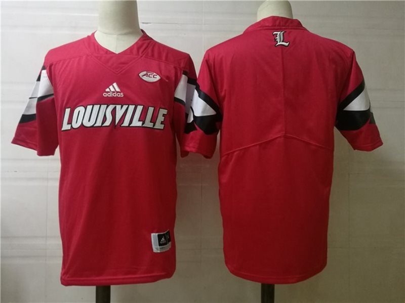 NCAA Louisville Cardinals Red Blank Men Jersey