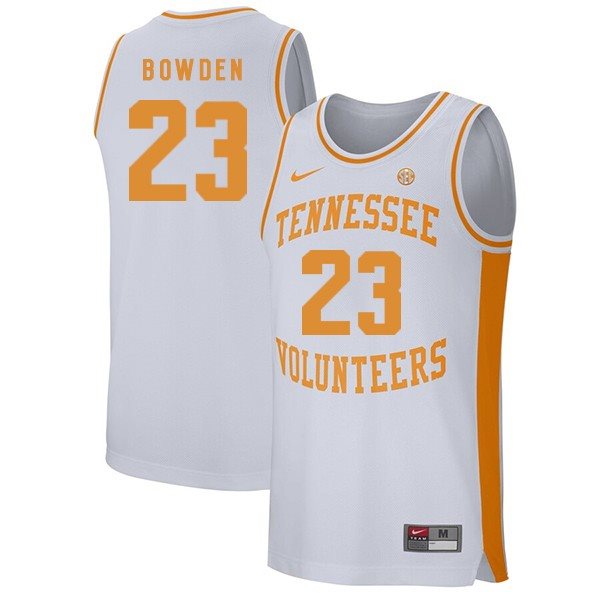 NCAA Tennessee Volunteers 23 Jordan Bowden White College Basketball Men Jersey