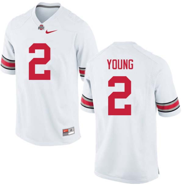 NCAA Ohio State Buckeyes 2 Chase Young White Nike College Football Men Jersey