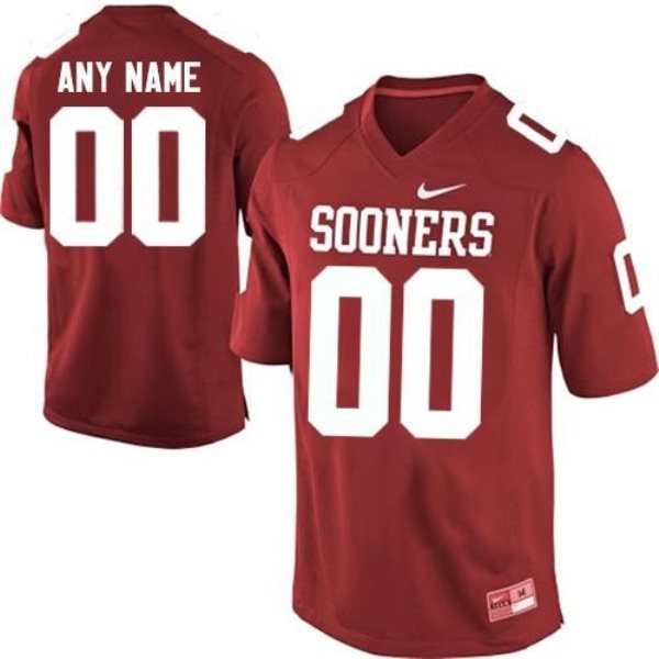 NCAA Sooners Red Customized Men Jersey
