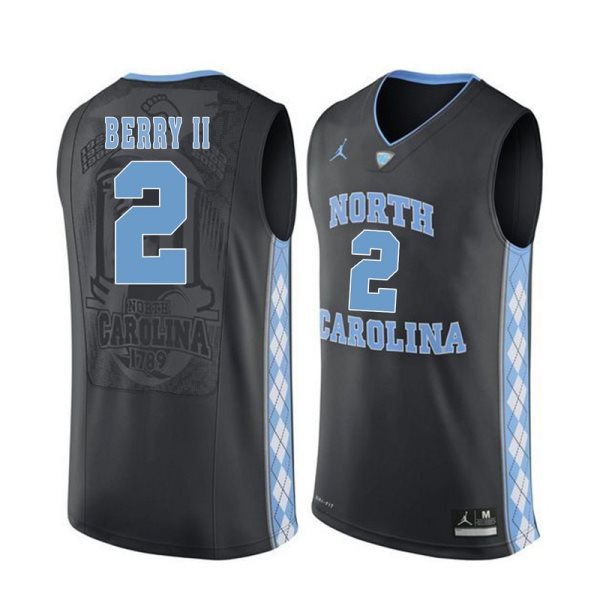 NCAA North Carolina Tar Heels 2 Joel Berry II Black Basketball Men Jersey