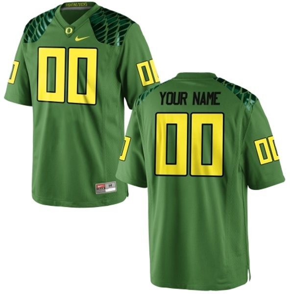 NCAA Oregon Ducks Green Customized Men Jersey