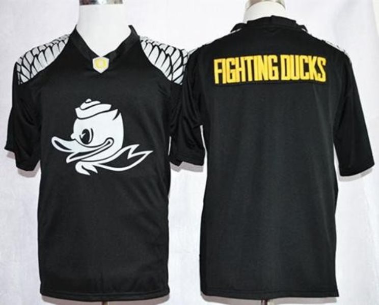 NCAA Oregon Ducks 00 Ducks Black Pride Fashion Men Jersey