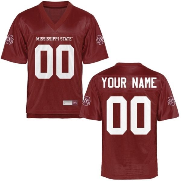 NCAA Mississippi State Bulldogs Red Customized Men Jersey