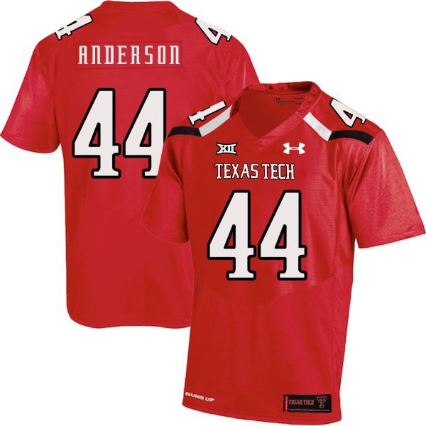 NCAA Texas Tech Red Raiders 44 Donny Anderson Red College Football Men Jersey