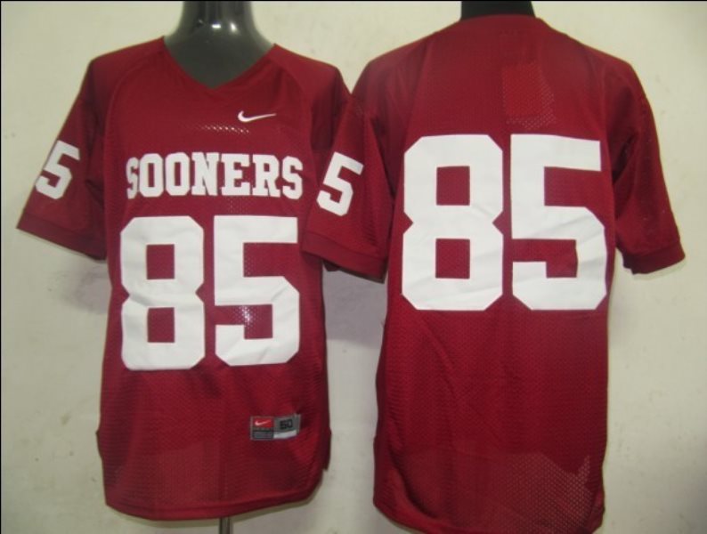 NCAA Oklahoma Sooners 85 Red Men Jersey