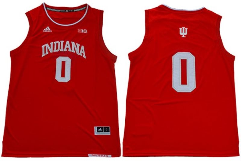 NCAA Indiana Hoosiers 0 Romeo Langford Red College Basketball Men Jersey