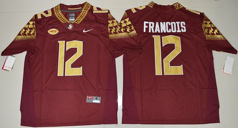 NCAA Florida State Seminoles 12 Deondre Francois Football Limited Red Men Jersey