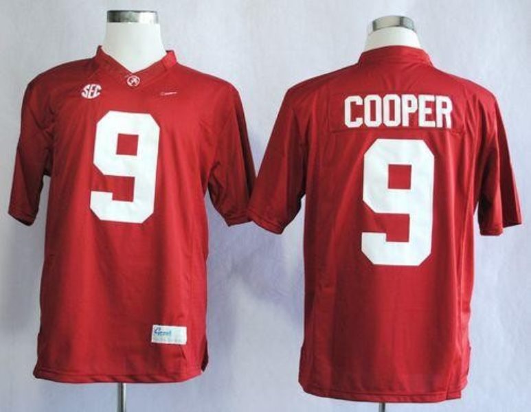 NCAA Alabama Crimson Tide 9 Amari Cooper Red Limited Men Jersey