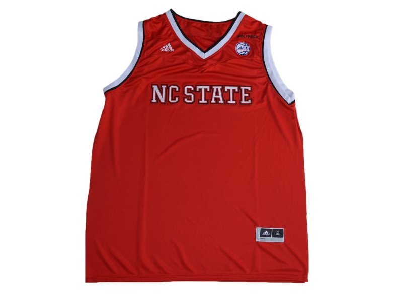 NCAA Wolfpack Blank Red Basketball Men Jersey