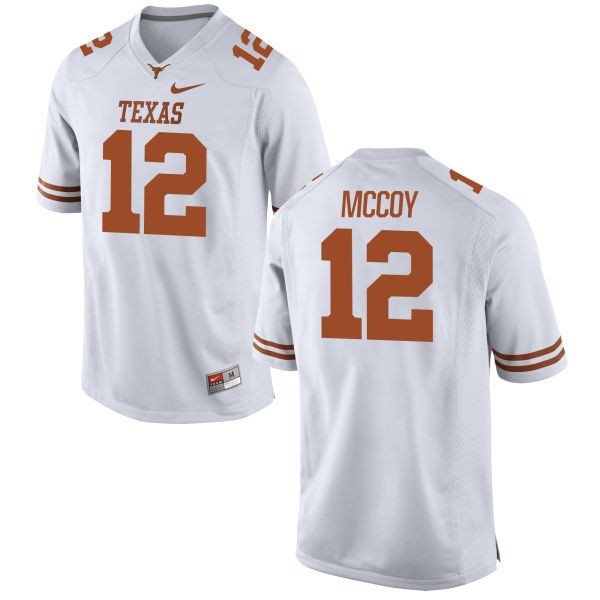 NCAA Texas Longhorns 12 Colt McCoy White Nike Men Jersey