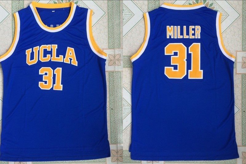 NCAA UCLA 31 Miller Blue Men Jersey