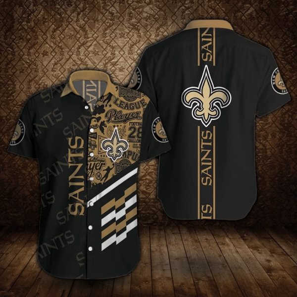 NFL New Orleans Saints Summer Short Sleeve Shirt