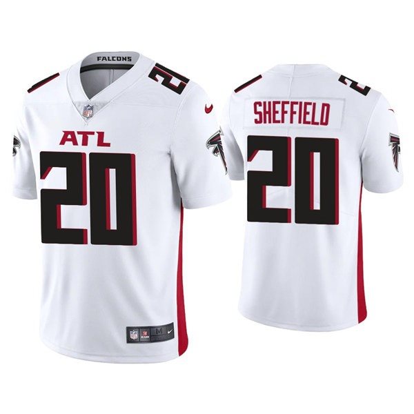Nike Falcons 20 Kendall Sheffield 2020 New White Vapor Untouchable Limited Men Jersey