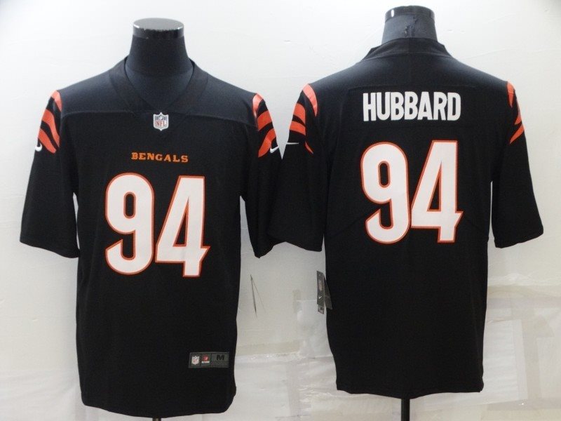 Nike Bengals 94 Sam Hubbard 2021 New Black Vapor Limited Men Jersey