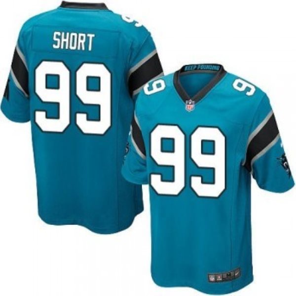 Nike Panthers 99 Kawann Short Blue Alternate Stitched NFL Elite Jersey