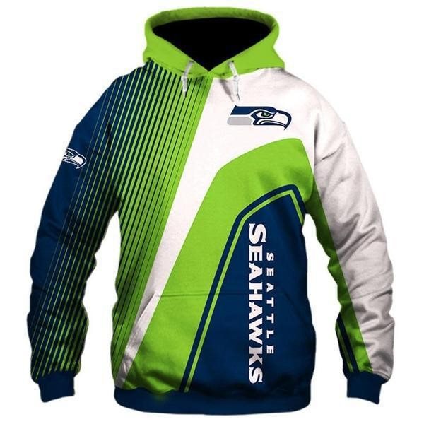 NFL Seattle Seahawks 3D Sweatshirt Pullover Hoodie