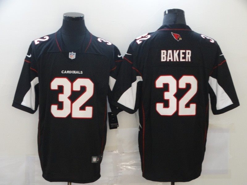 Nike Cardinals 32 Baker Black Vapor Untouchable Limited Men Jersey