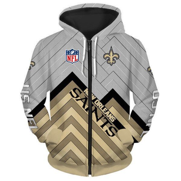 NFL New Orleans Saints 3D Printed Sport Pullover Hoodie
