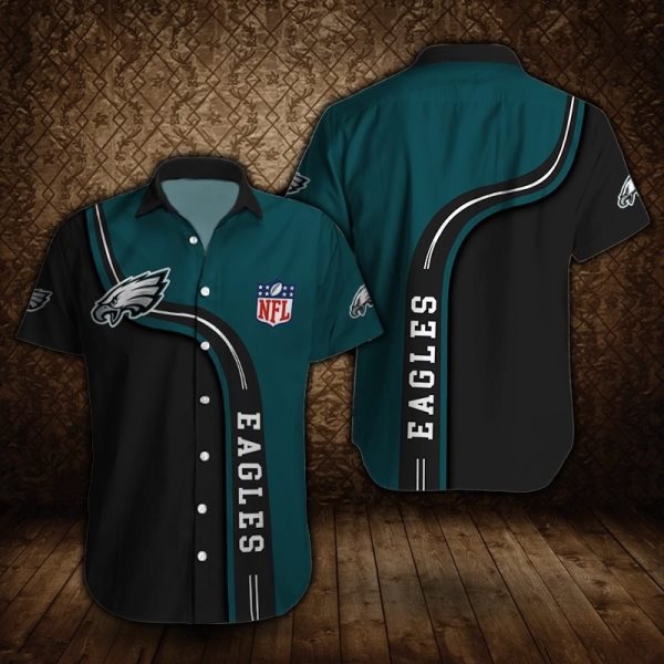 NFL Philadelphia Eagles Summer Short Sleeve Fashion Shirt