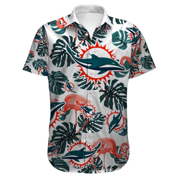 NFL Miami Dolphins Hawaiian Short Sleeve Shirt