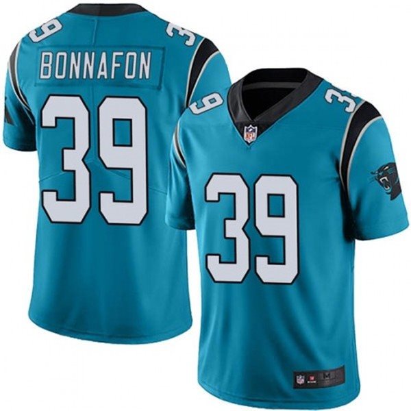 Nike Panthers 39 Reggie Bonnafon Blue Vapor Untouchable Limited Men Jersey