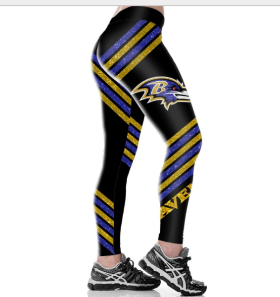 NFL Baltimore Ravens Blue Leggings