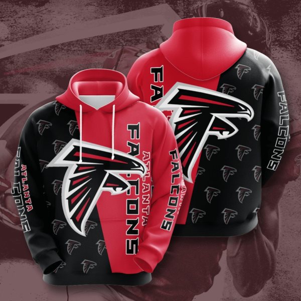 NFL Atlanta Falcons 3D Print Team Logo Hoodie