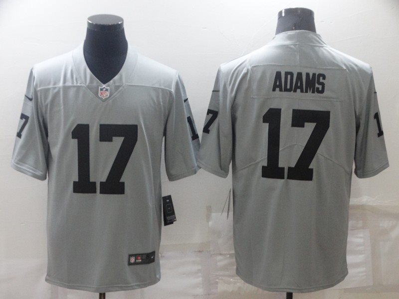 Nike Raiders 17 Davante Adams Grey Vapor Untouchable Limited Men Jersey