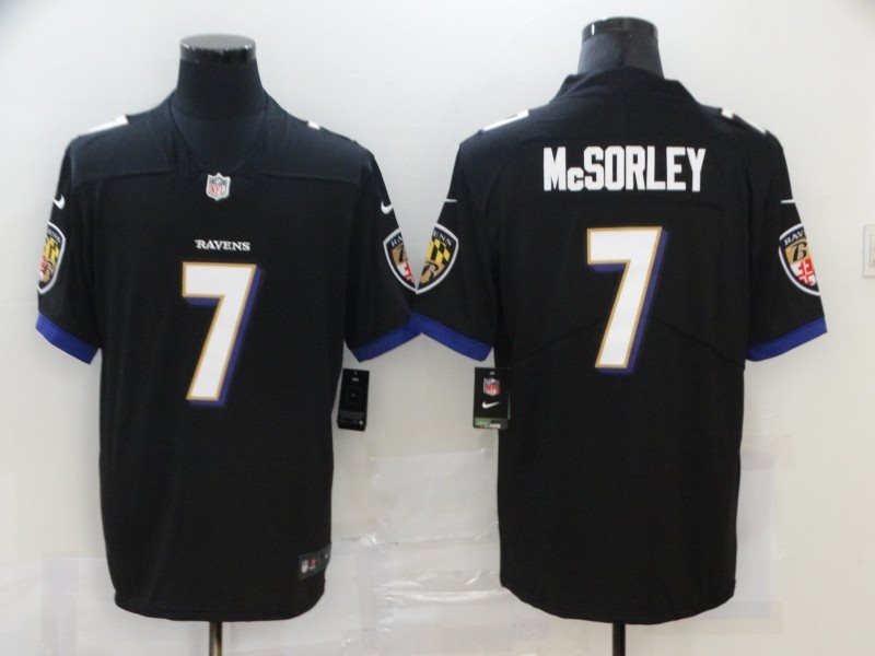 Nike Ravens 7 Trace McSorley Black Vapor Untouchable Limited Men Jersey