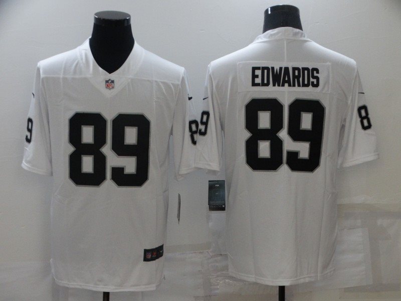 Nike Raiders 89 Edwards White Vapor Untouchable Limited Men Jersey