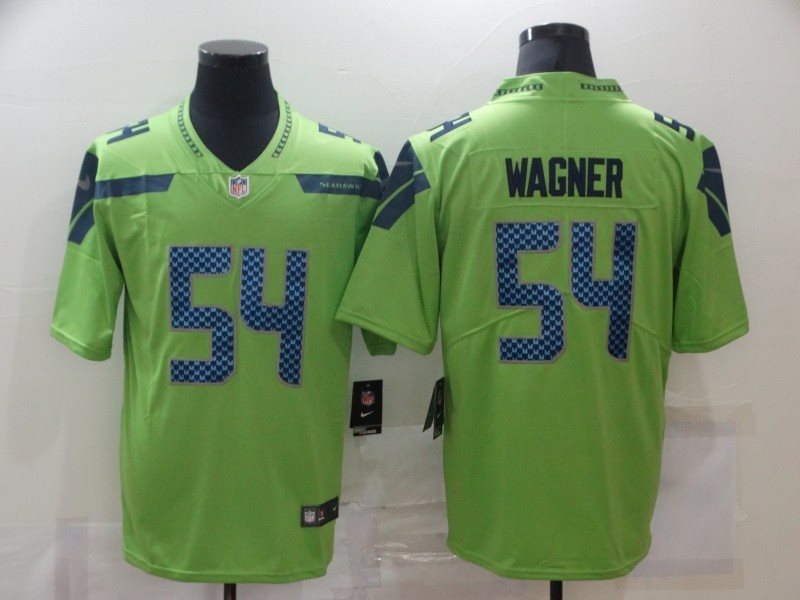 Nike Seahawks 54 Bobby Wagner Green Vapor Untouchable Limited Men Jersey