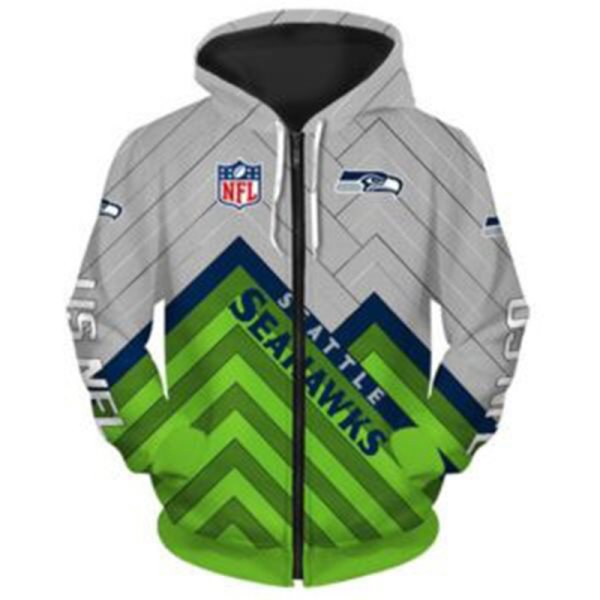 NFL Seattle Seahawks 3D Printed Sport Pullover Hoodie