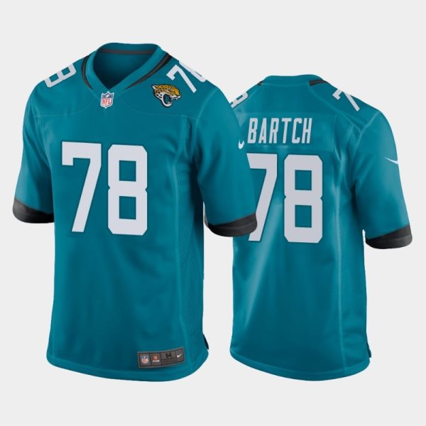 Nike Jaguars 78 Ben Bartch Teal 2020 NFL Draft Vapor Untouchable Limited Men Jersey