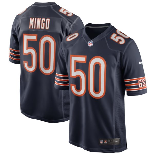 Nike Bears 50 Barkevious Mingo Blue Vapor Untouchable Limited Men Jersey