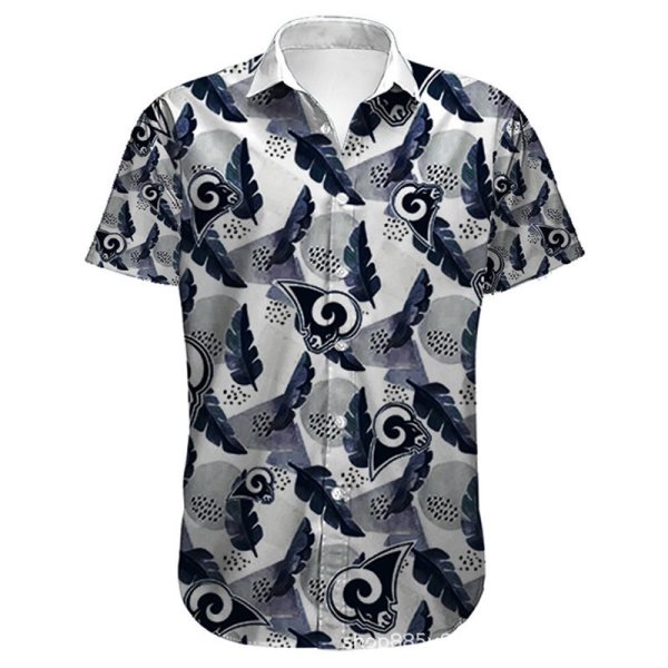 NFL Los Angeles Rams Hawaiian Short Sleeve Shirt