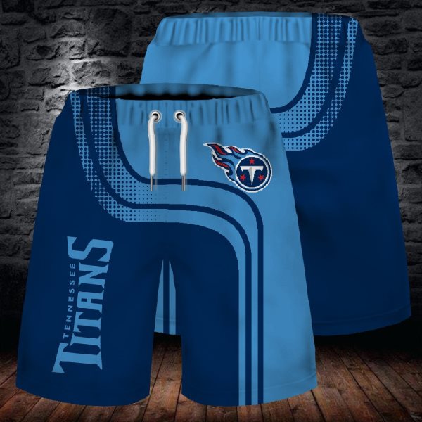 NFL Tennessee Titans Blue Fashion Shorts