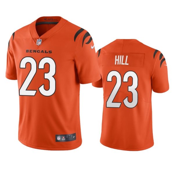 Nike Bengals 23 Daxton Hill Orange 2022 NFL Draft Vapor Untouchable Limited Men Jersey
