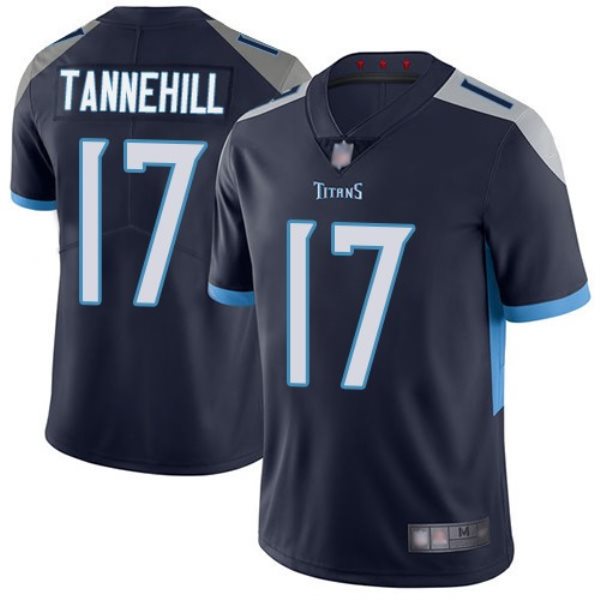 Nike Titans 17 Ryan Tannehill Navy Vapor Untouchable Limited Men Jersey