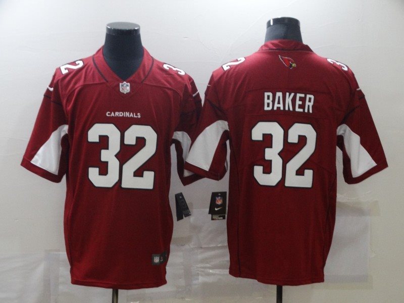 Nike Cardinals 32 Baker Red Vapor Untouchable Limited Men Jersey