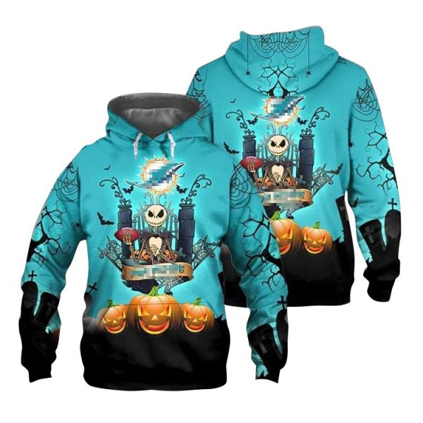 NFL Miami Dolphins Halloween Costume Pullover Hoodie