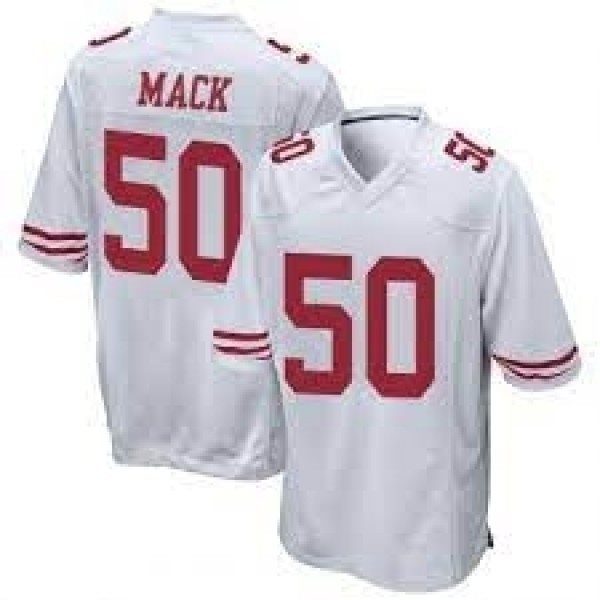Nike 49ers 50 Mack White Vapor Untouchable Limited Men Jersey