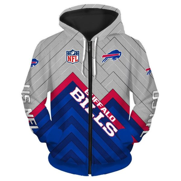 NFL Buffalo Bills 3D Printed Sport Pullover Hoodie