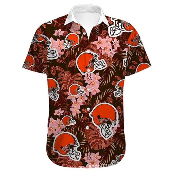 NFL Cleveland Browns Hawaiian Short Sleeve Shirt