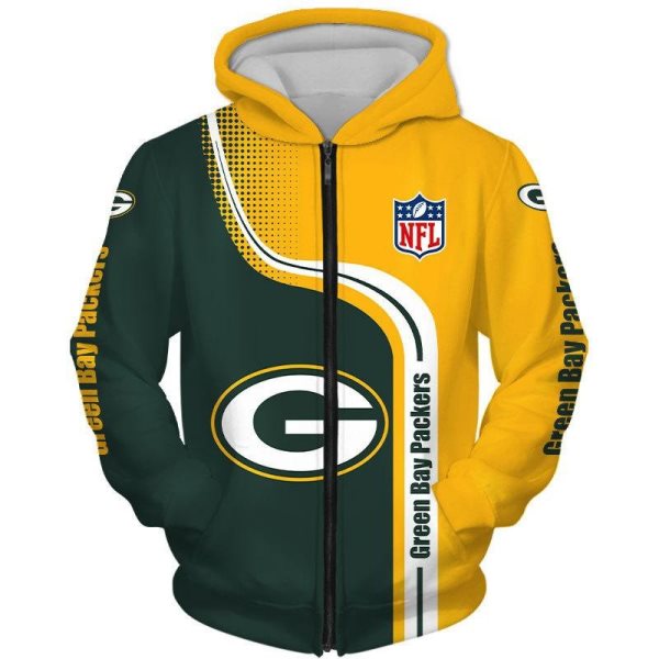 NFL Green Bay Packers 3D Print Hoodie Sweatshirt