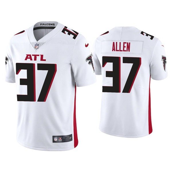 Nike Falcons 37 Ricardo Allen 2020 New White Vapor Untouchable Limited Men Jersey