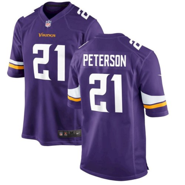 Nike Vikings 21 Patrick Peterson Purple Vapor Untouchable Limited Men Jersey